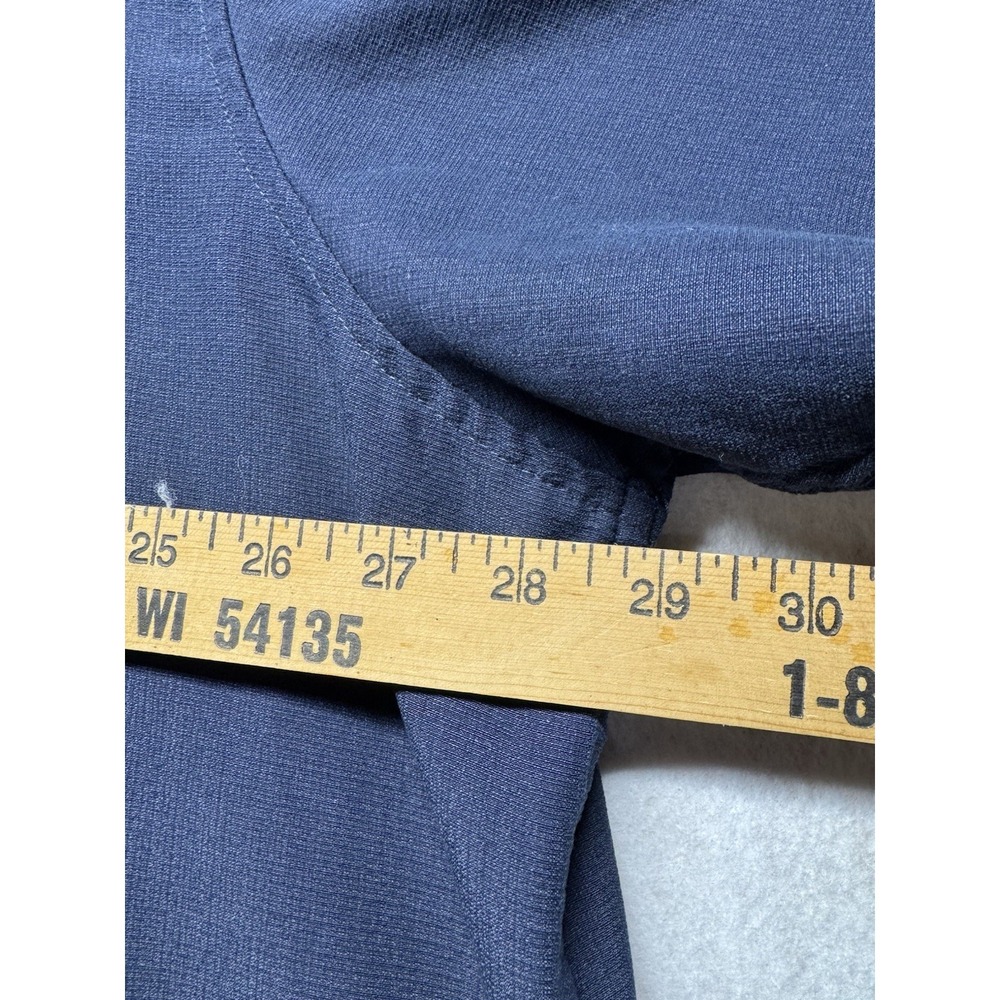 David Taylor Collection Shirt Mens 2XL Blue Button Up Short Sleeve Casual Camp - Picture 8 of 9